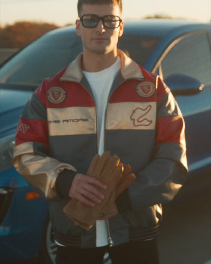 Leather Race Jacket